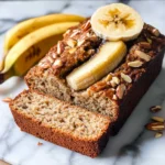 Bananenbrot mit Apfel