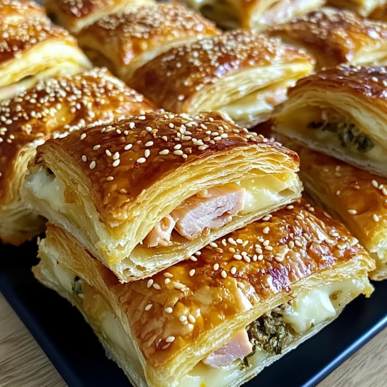 Blätterteig-Puten-Käse-Snacks: 30-Minuten-Wunder!