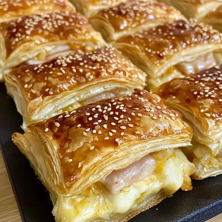 Blätterteig-Puten-Käse-Snacks: 30-Minuten-Wunder!