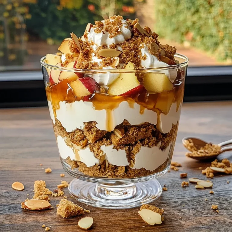 Bratapfel-Karamell-Spekulatius-Trifle