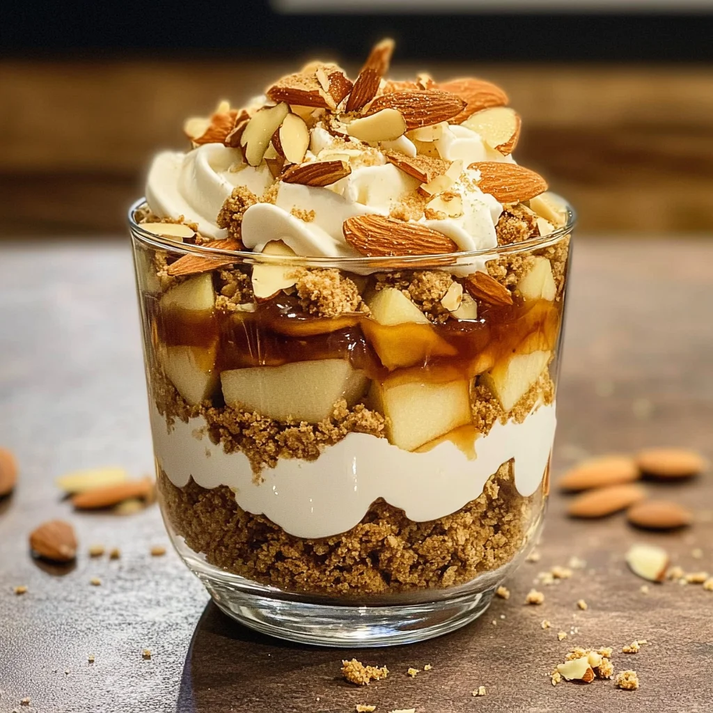 Bratapfel-Karamell-Spekulatius-Trifle