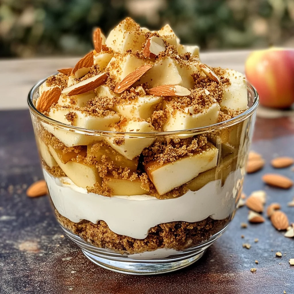 Bratapfel-Karamell-Spekulatius-Trifle