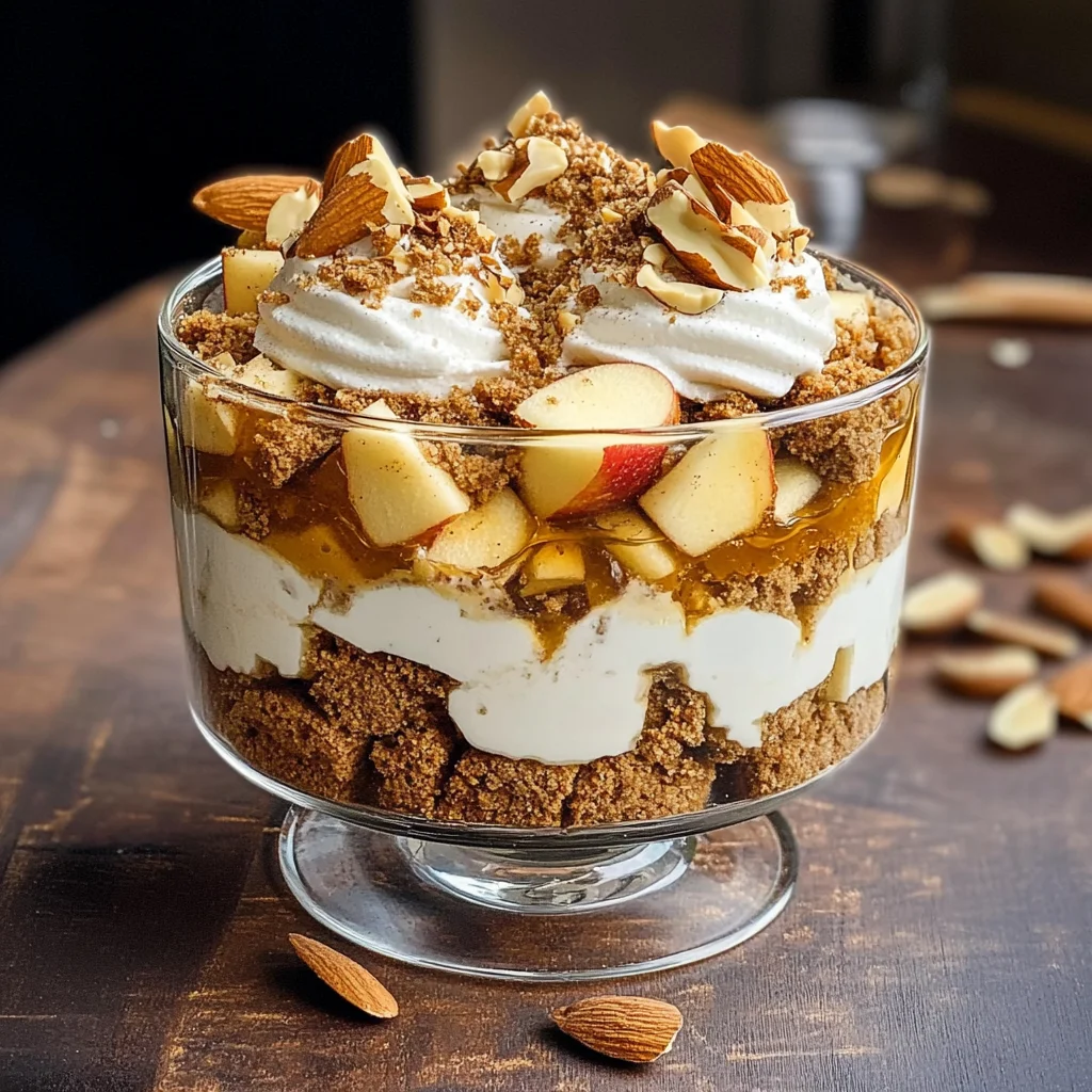 Bratapfel-Karamell-Spekulatius-Trifle