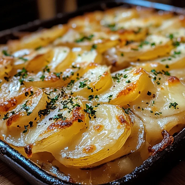 Cremiger French Onion Kartoffelauflauf