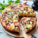 Einfacher Pizzakuchen - herzhaft lecker