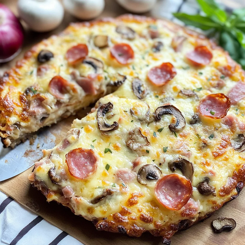 Einfacher Pizzakuchen - herzhaft lecker