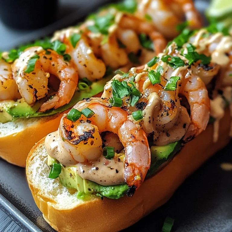 Gegrillte Shrimp-Rollen auf Brioche-Brötchen