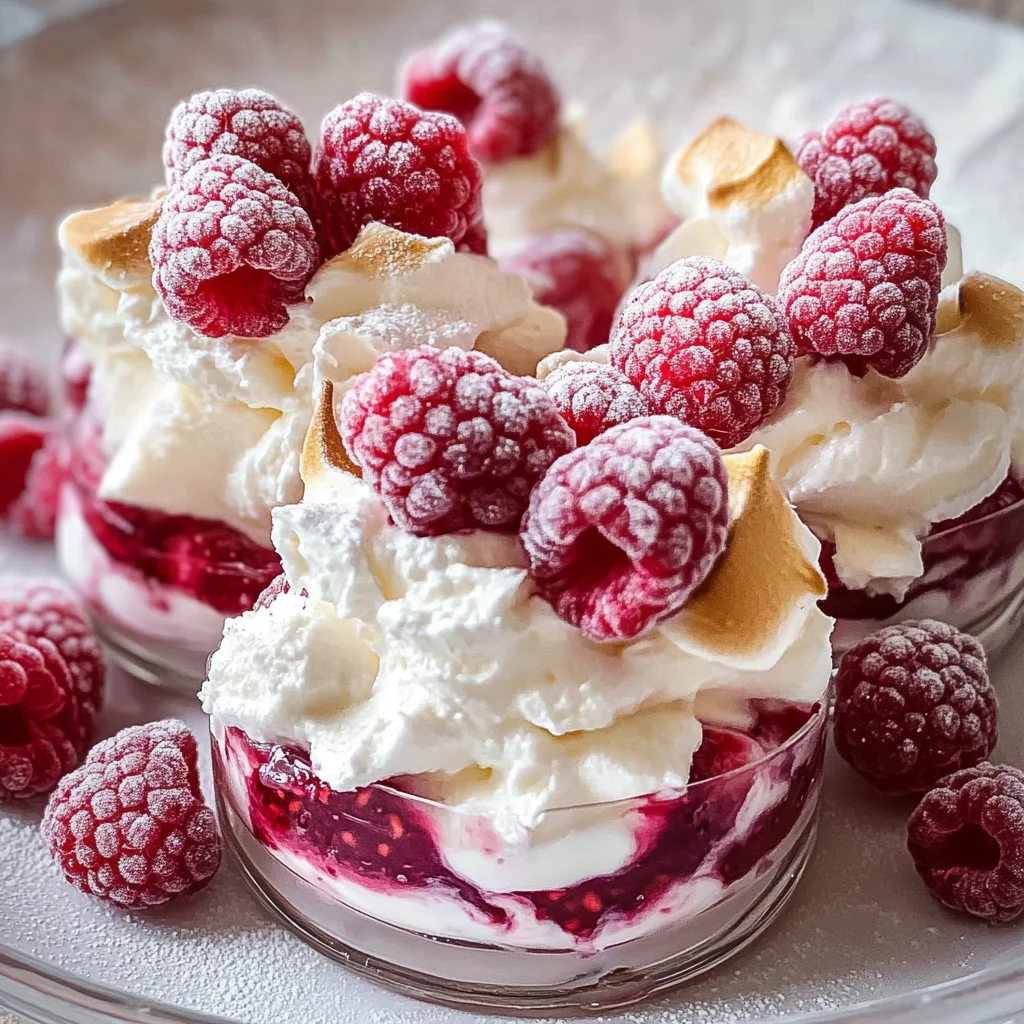 Himbeertraum - mit Baiser