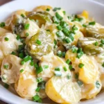 Kartoffelsalat mit Mayo & Brühe