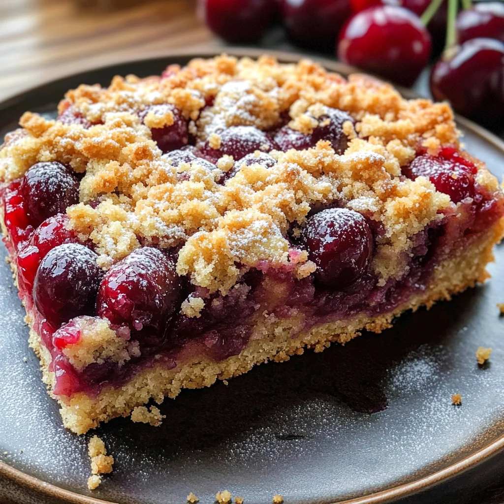 Kirschkuchen mit Streusel