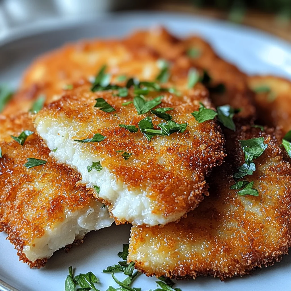 Knuspriges Kohlrabischnitzel