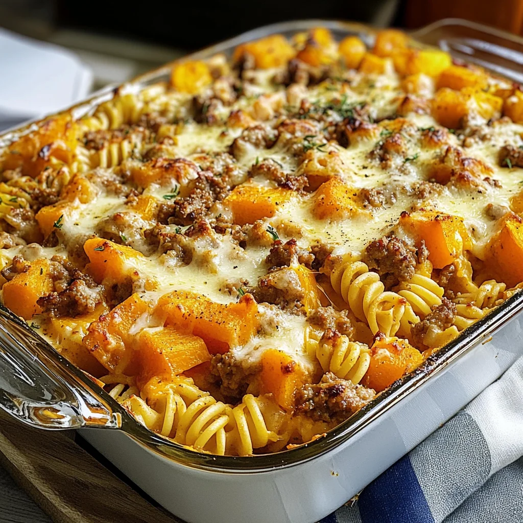 Kürbis-Hackfleisch-Auflauf