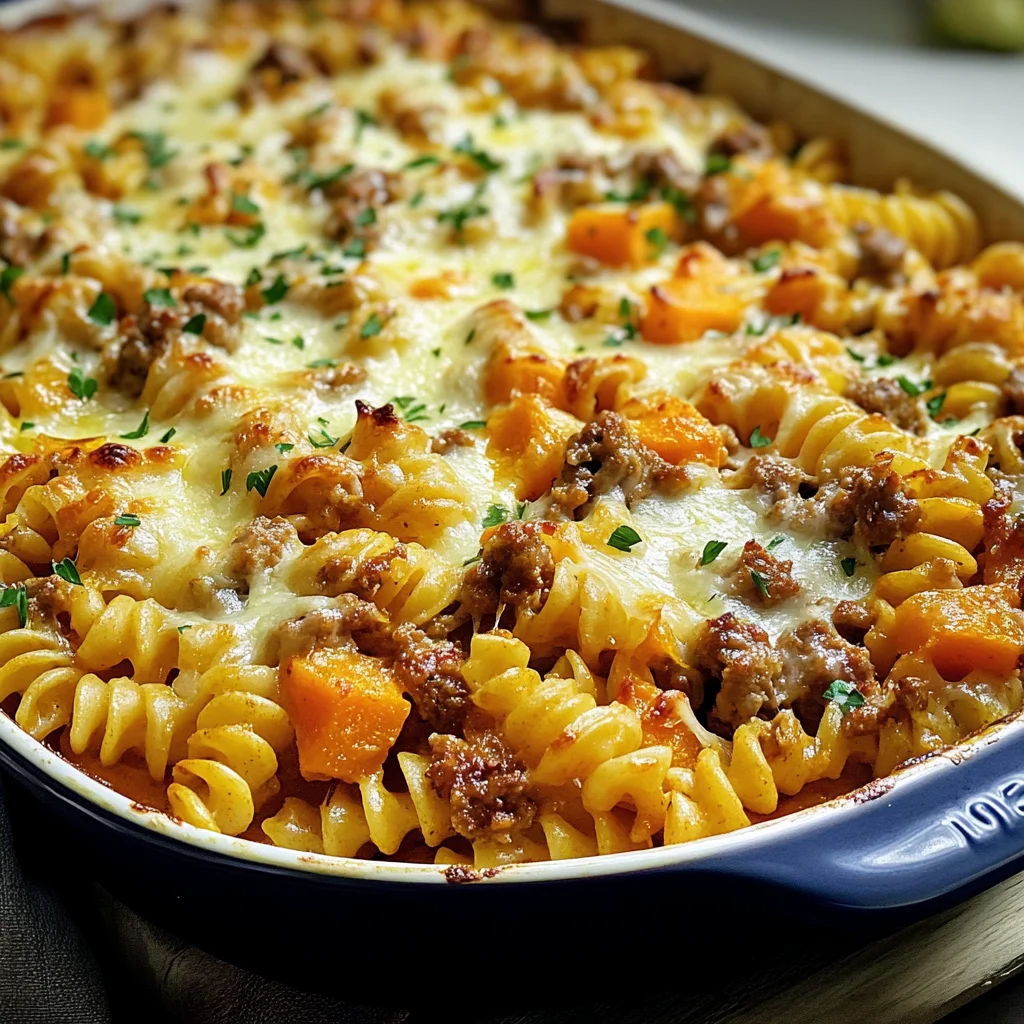 Kürbis-Hackfleisch-Auflauf