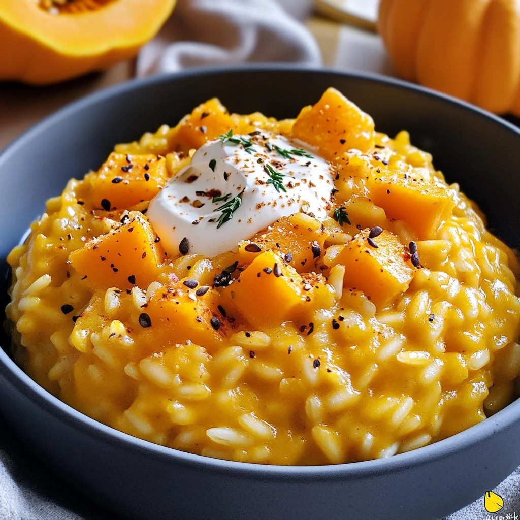 Kürbisrisotto