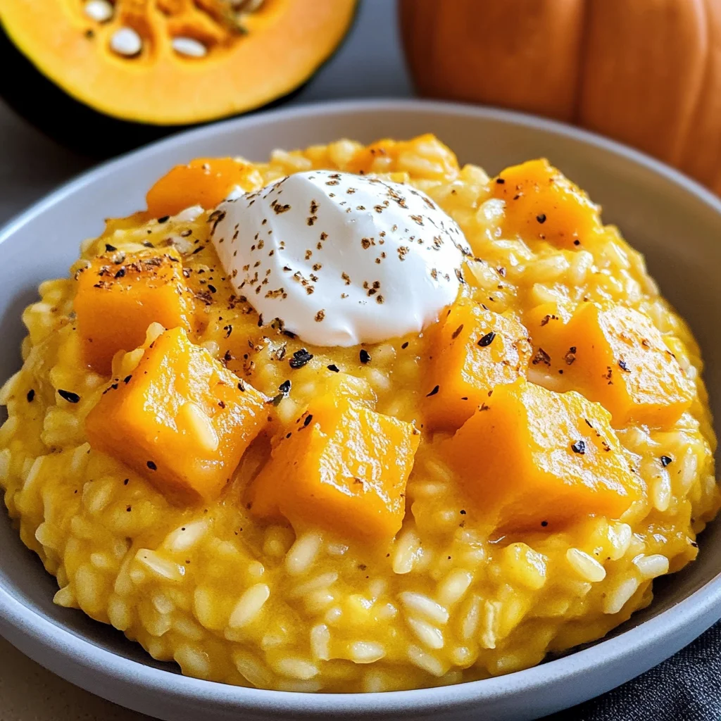 Kürbisrisotto