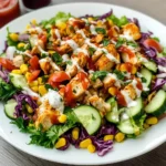Low Carb Döner Salat | Fitness Döner Salat