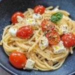 Ofen Feta Pasta - One Pot Spaghetti mit Tomaten Feta Soße
