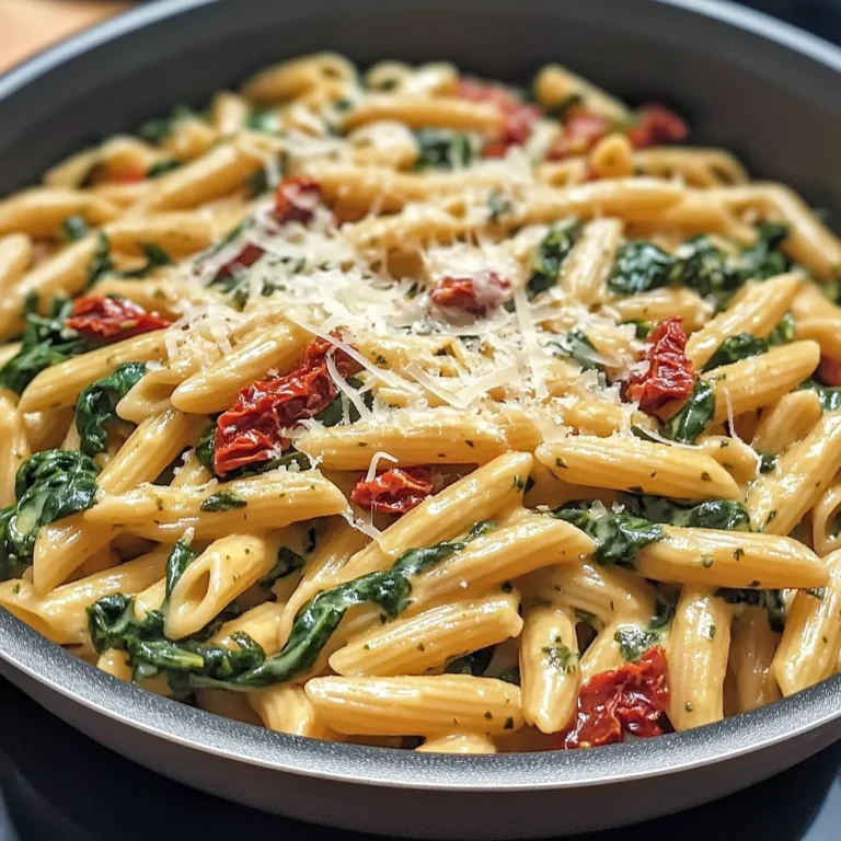 One-Pot Spinach Tomato Pasta