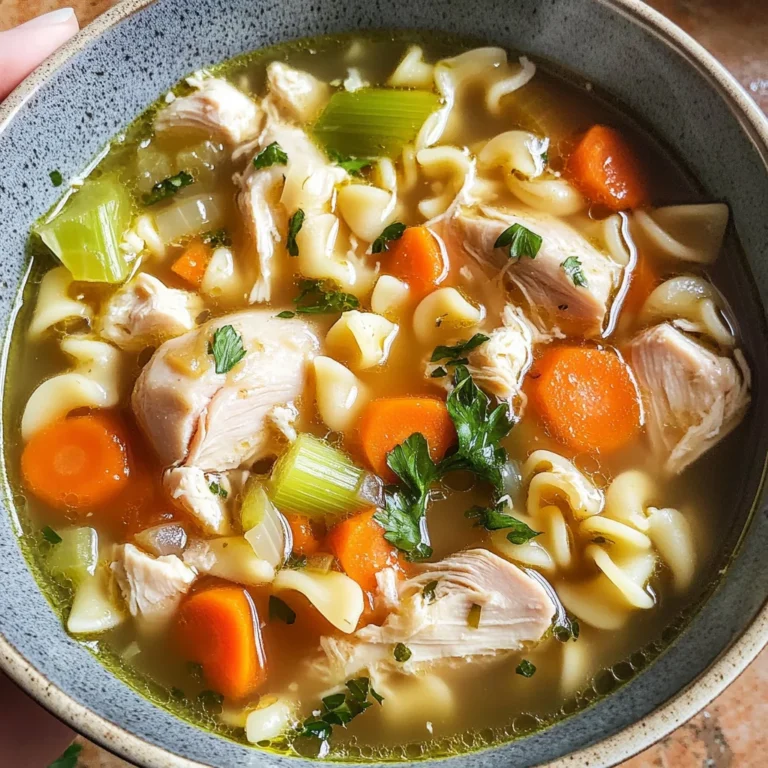 Schnelle Hühnersuppe mit Hähnchenschenkeln