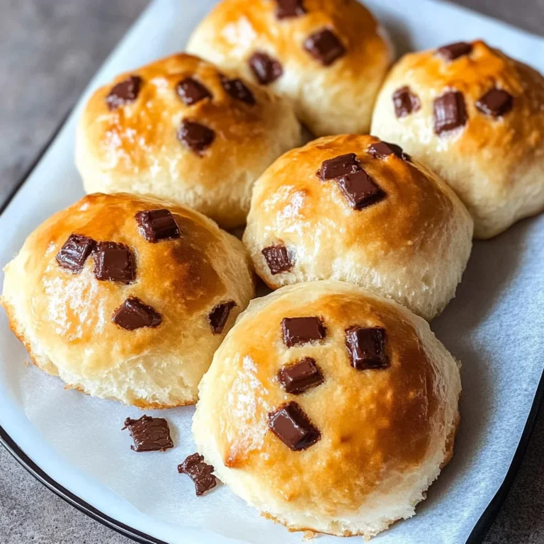 Schokobrötchen ohne Hefe selber machen