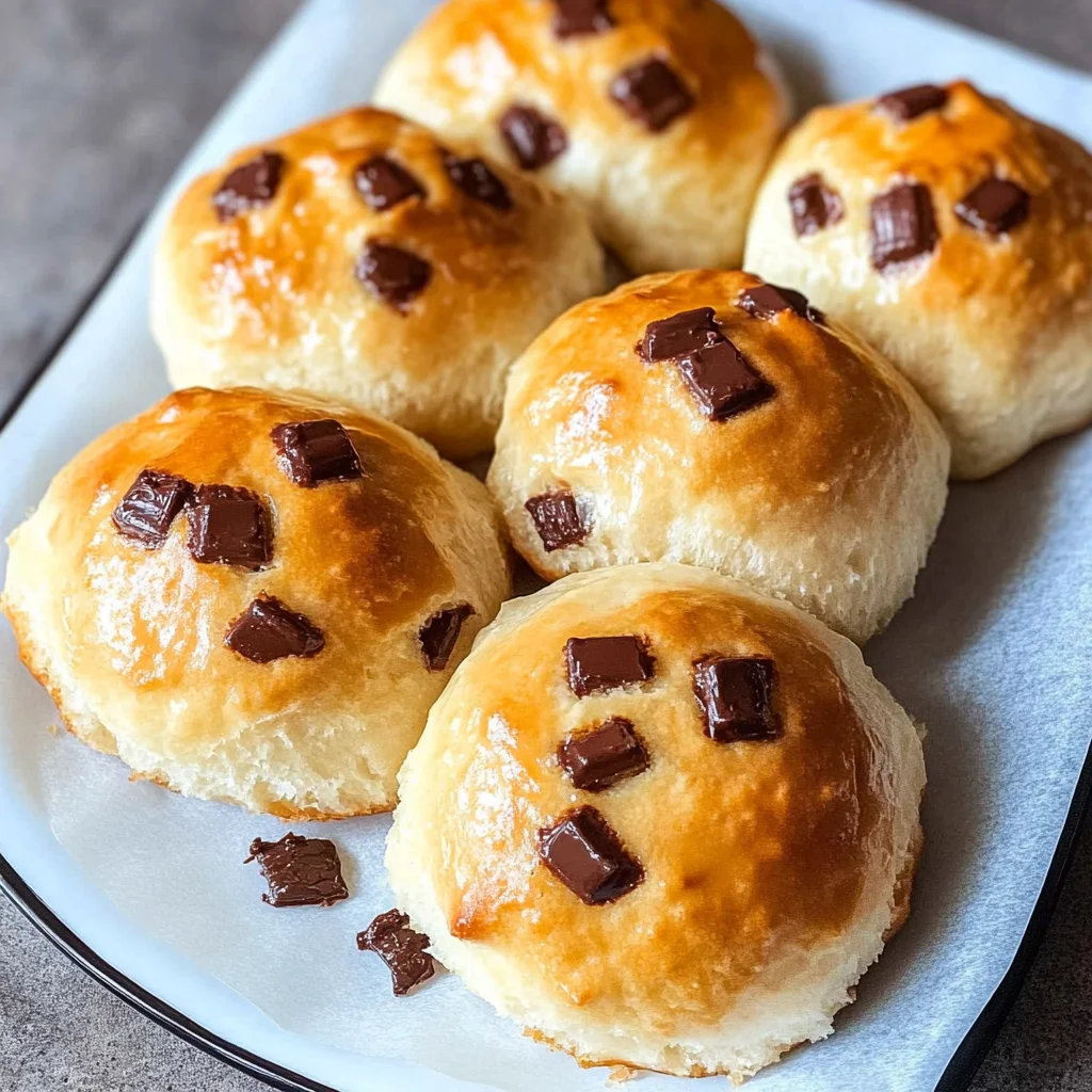 Schokobrötchen ohne Hefe selber machen