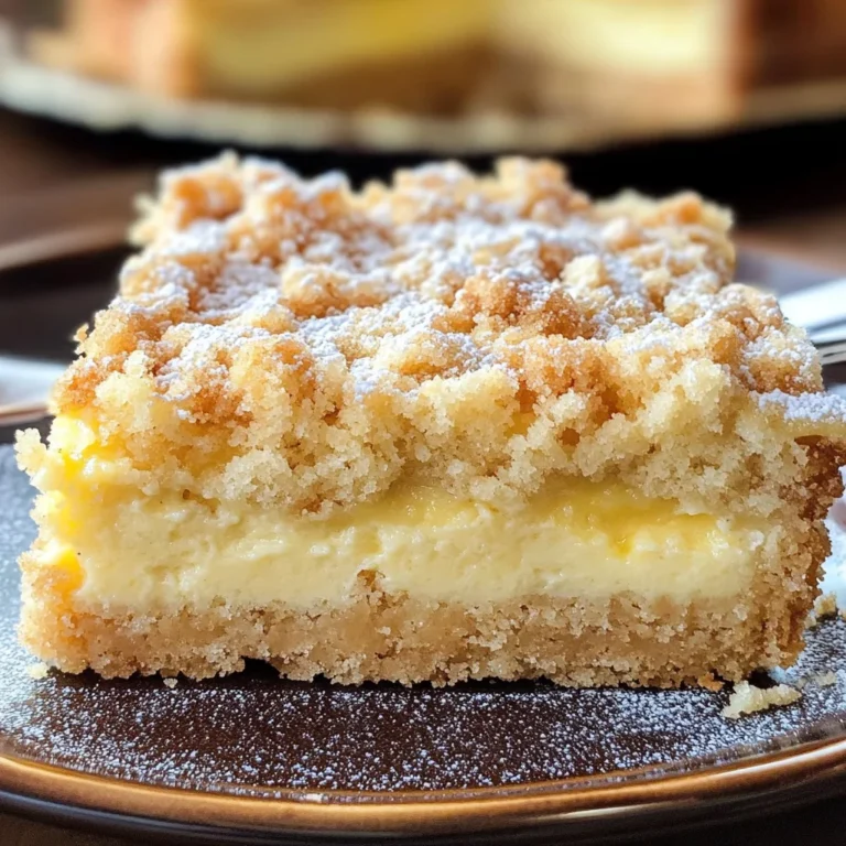 Streuselkuchen mit Pudding vom Blech