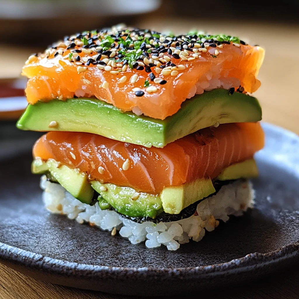 Sushi-Burger – Ein glutenfreies Rezept mit Avocado und Lachs